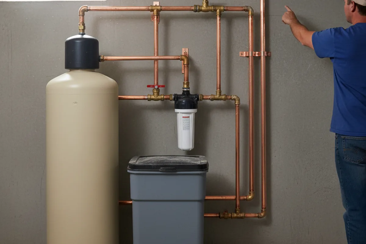 Whole-house water treatment system installed in Milton